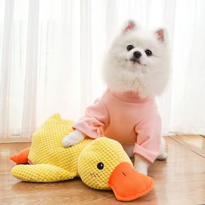 Plush Duck Dog Toy